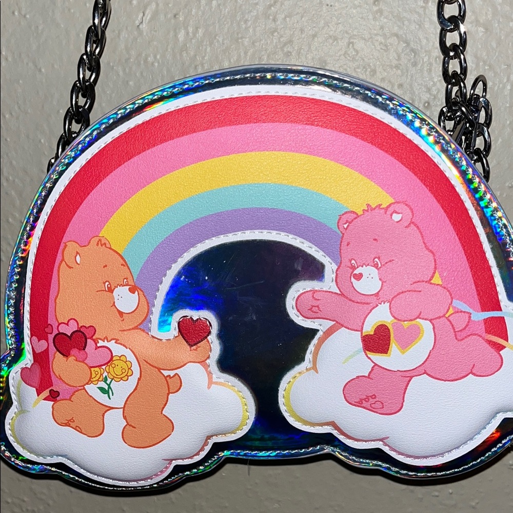 Care Bears Adorable Purse with Pink and Orange Bears - Picture 8 of 11
